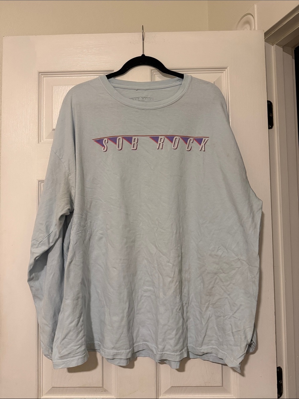 Vintage John Mayer Sob Rock Light Blue Long-Sleeve T-Shirt